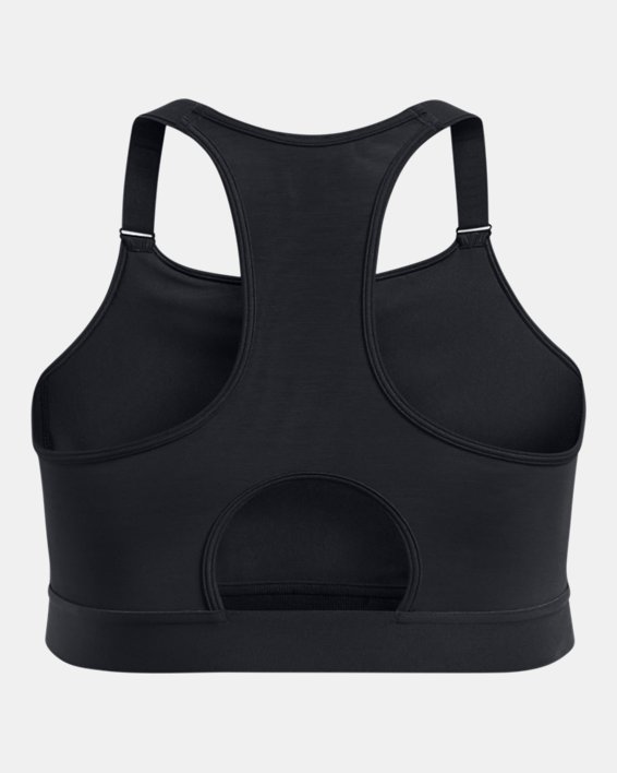 Women's HeatGear® Armour High Sports Bra, Black, pdpMainDesktop image number 6